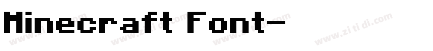 Minecraft Font字体转换
